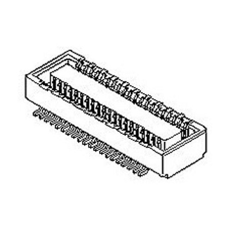 Molex Board To Board & Mezzanine Connectors 0.5Mm Btb Smt Rec 30P 2.5Mm Height 541020304